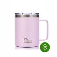 KUBEK TERMICZNY Z UCHWYTEM UCHEM NA KAWĘ HERBATĘ MAJESTIC SPORT 400 ml