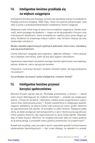 Reguła 80/20 na co dzień. Prosta droga do bogatszego i pełniejszego życia na Arena.pl