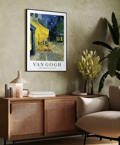 Plakat cyfrowy do wydruku van gogh caffe na Arena.pl