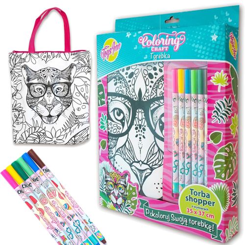 Torebka Do Kolorowania Shopper na Arena.pl
