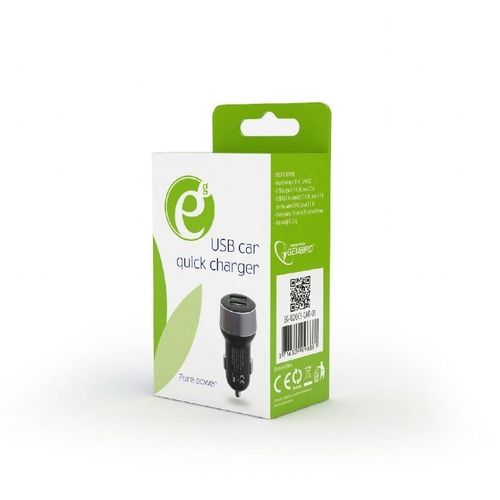 Ładowarka samochodowa 2xUSB/2.1A/czarna na Arena.pl