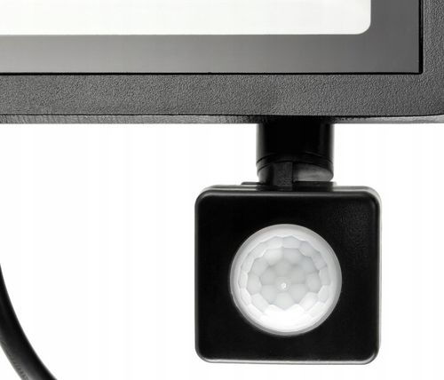 Halogen LED 50W 4500lm Lampa z Czujnik Ruchu Zmierzchu Naświetlacz na Arena.pl