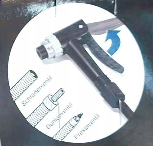 Nożna pompka rowerowa z MANOMETREM CRIVIT do materacy, piłek na Arena.pl