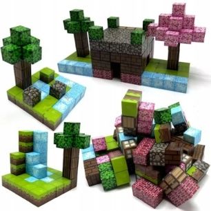 KLOCKI MAGNETYCZNE KLOCKI SZEŚCIANY 100 KLOCKÓW na Arena.pl