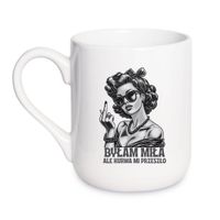 KUBEK "BYŁAM MIŁA, ALE KURWA MI PRZESZŁO" Wzór - Elegant Coffee 330 ml