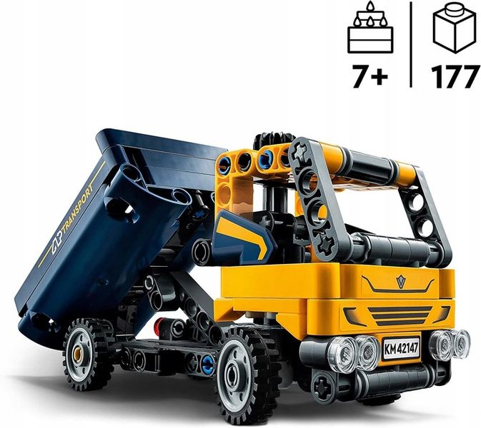 LEGO TECHNICS CIĘŻARÓWKA TIR KOPARKA WYWROTKA MASZYNY BUDOWLANE POJAZDY zdjęcie 5