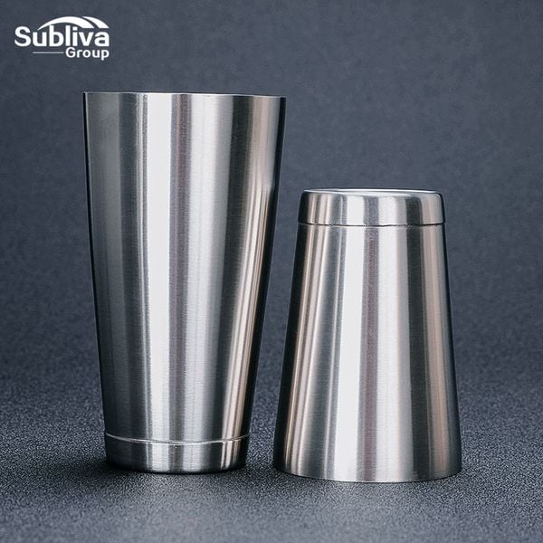 Profesjonalny Shaker Do Koktajli - Stal Nierdzewna Czarny zdjęcie 3