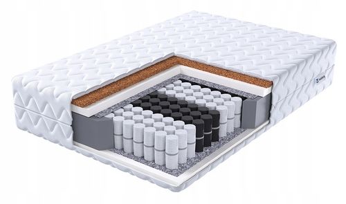 Materac 140x200 kieszeniowy 7 stref pocket HOUSE kokos H3/H4 HEISBERG na Arena.pl