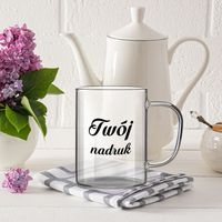 Kubek szklany 450 ml z Twoim nadrukiem