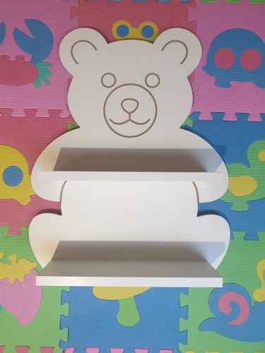 Półka Miś Dwupoziomowa Misiu biały na Arena.pl