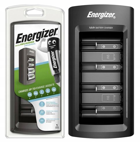 ENERGIZER ŁADOWARKA AKUMULATORKÓW R6 R3 R14 R20 9V na Arena.pl