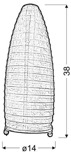 Papirus lampka papierowa żółty 40W E14 na Arena.pl