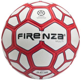 Piłka nożna Firenza Multi rozmiar 5 biało-czerwona