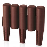 Palisada ogrodowa wysoka IPAL5 | Brązowy