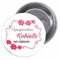 Przypinki buttony święto kobiet tanio