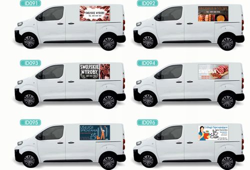 Reklama Naklejka na samochód RÓŻNE WZORY do wyboru UBEZPIECZENIA na Arena.pl