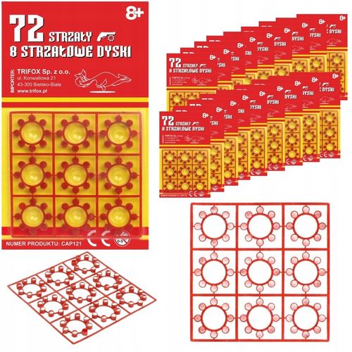 20x KAPISZONY HUKOWE SPŁONKA 8 STRZAŁÓW DO PISTOLETU 1440 STRZAŁY +DIABEŁKI na Arena.pl