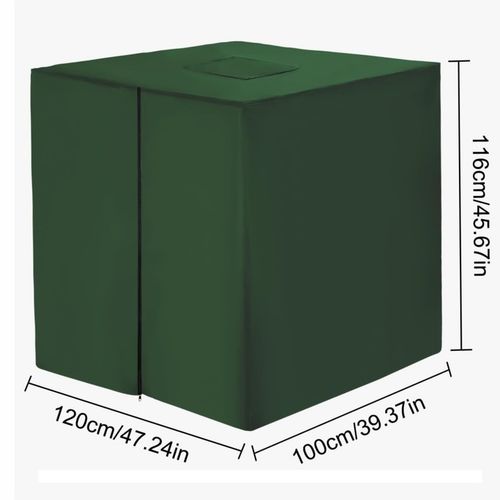 Pokrowiec na zbiornik na wodę Mauzer 1000l IBC na deszczówkę Zielony 420D na Arena.pl