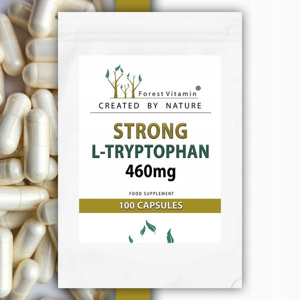 L-TRYPTOFAN 100 kap L-TRYPTOPHAN RELAKS SPOKÓJ SEN zdjęcie 1