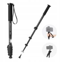 Monopod 2w1 na Aparat DSLR Kamerę 1/4'' 10kg 160cm 2w1 Kijek Nordic Walking