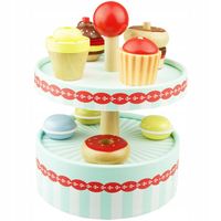 Zabawkowa patera na ciastka i babeczki słodkości