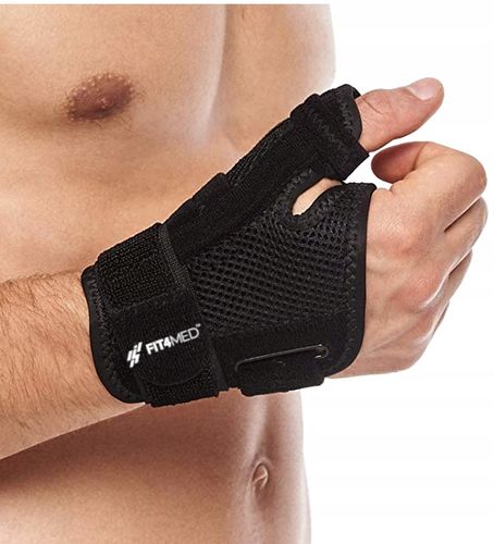 STABILIZATOR ORTEZA ZAPALENIE ŚCIĘGIEN KCIUKA NADGARSTKA DŁONI SZYNA UNIWER na Arena.pl