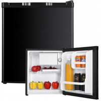 MAŁA LODÓWKA CHŁODZIARKA HOTELOWA 46L MINIBAR DO BIURA NA DZIAŁKĘ CZARNA