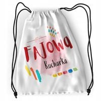 Plecak Dla Kucharki Sportowy Szkolny Worek Torba Z Nadrukiem Ze Zdjęciem