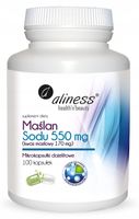 MAŚLAN SODU KWAS MASŁOWY 550mg 100k ALINESS