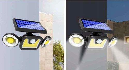 LAMPA SOLARKA ŚCIENNA UFO LED 25W na Arena.pl