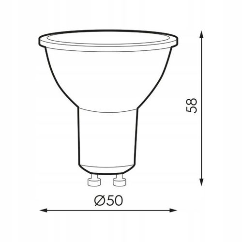 10x Żarówka LED GU10 5W = 50W 475 lm CCD More Lumens SuperLED na Arena.pl
