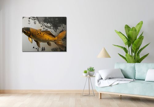 Obraz 90x70cm Spokojna Ryba Koi na Arena.pl