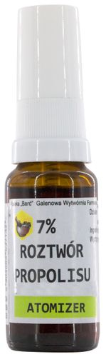7% Roztwór propolisu z atomizerem 10ml na Arena.pl