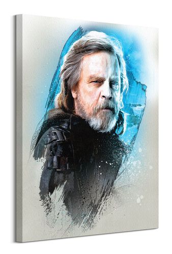 Gwiezdne Wojny Star Wars: The Last Jedi (Luke Skywalker Brushstroke) - obraz na płótnie 60x80 cm na Arena.pl