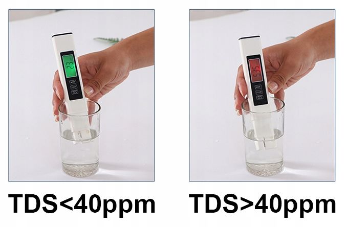 Miernik TDS EC Temp Tester Twardości Wody Osmoza zdjęcie 4