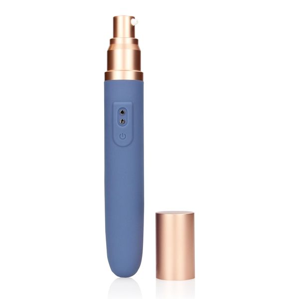 Travel Vibrator with Lube Compartment and Pump zdjęcie 1