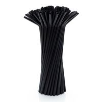 słomki łamane wielokrotnego użytku pp 210 x 5mm czarne 40-82