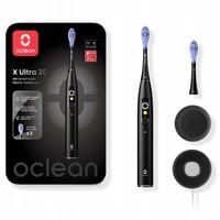 Szczoteczka soniczna Oclean X Ultra 20 Czarna Akumulatorowa 2 Końcówki