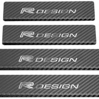 Listwa progowa VOLVO XC40  R DESIGN Stal nierdzewna 304 carbon 4szt