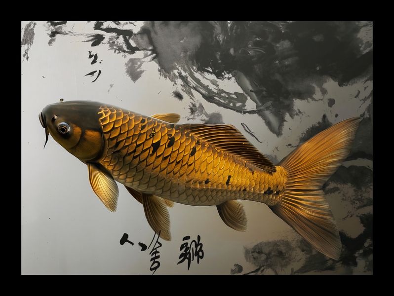 Plakat 18x13cm Spokojna Ryba Koi zdjęcie 2