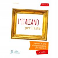 Litaliano per larte podręcznik + audio online -