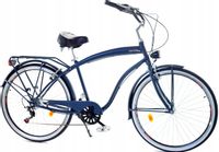 Rower Dallas Cruiser Men 28" 7spd Alu - granat z czarnym