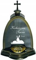 ZNICZ LAMPION kapliczka z GRAWEREM dla Taty Mamy