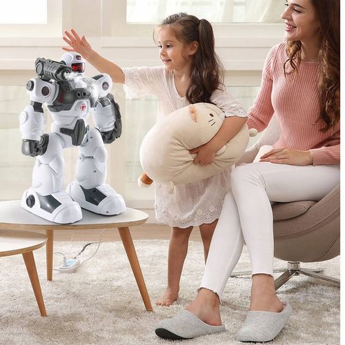 MULTIFUNKCYJNY ROBOT STEROWANY STRZELA STRZAŁKAMI PARĄ PILOT PROGRAMOWANIE na Arena.pl