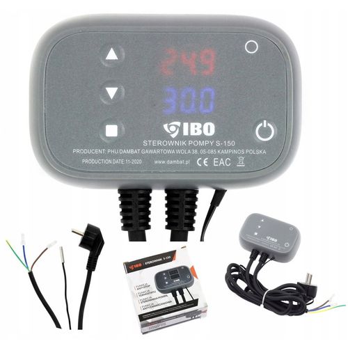 STEROWNIK DO POMPY OBIEGOWEJ C.O. PIECA REGULATOR IBO S-150 WYŁĄCZNIK LED na Arena.pl