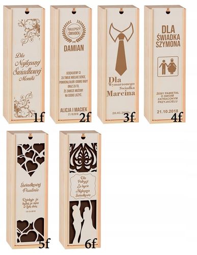 PUDEŁKO SKRZYNKA NA WINO GRAWER PREZENT ŚLUB PRIM na Arena.pl