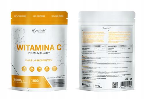 WITAMINA C W PROSZKU 100% KWAS L-ASKORBINOWY 1Kg na Arena.pl