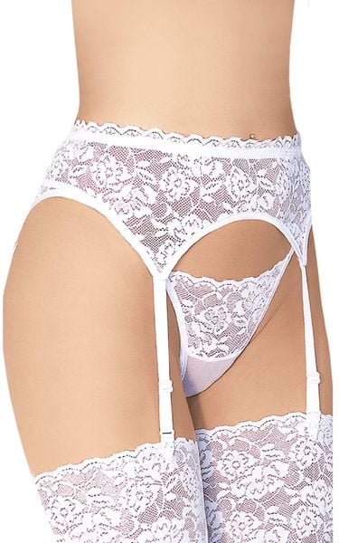 Garterbelt 3305 - White S/M zdjęcie 1
