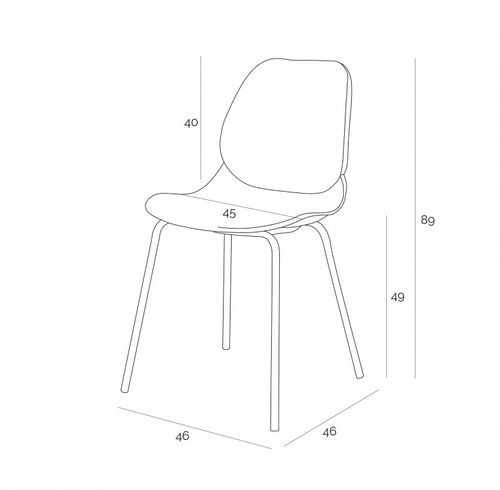Krzesło Layer Tap 4 czarne na Arena.pl