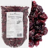 ŻURAWINA SUSZONA 1kg CAŁE OWOCE NATURALNA BEZ KONSERWANTÓW KUCHNIA ZDROWIA